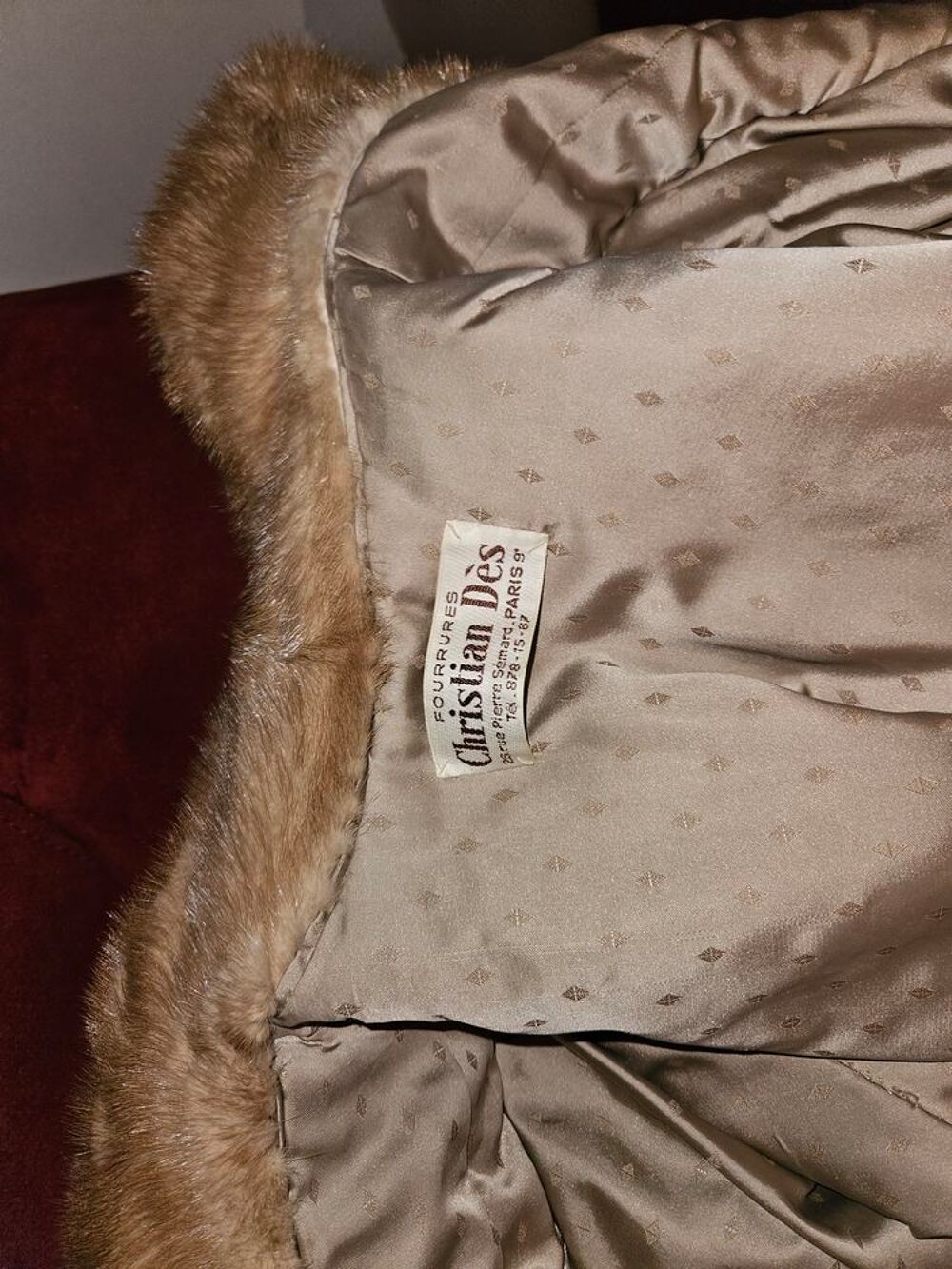 manteau vison d'&eacute;levage femme Vêtements