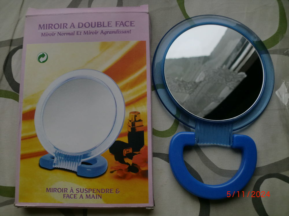 miroir double face grossissant neuf Décoration