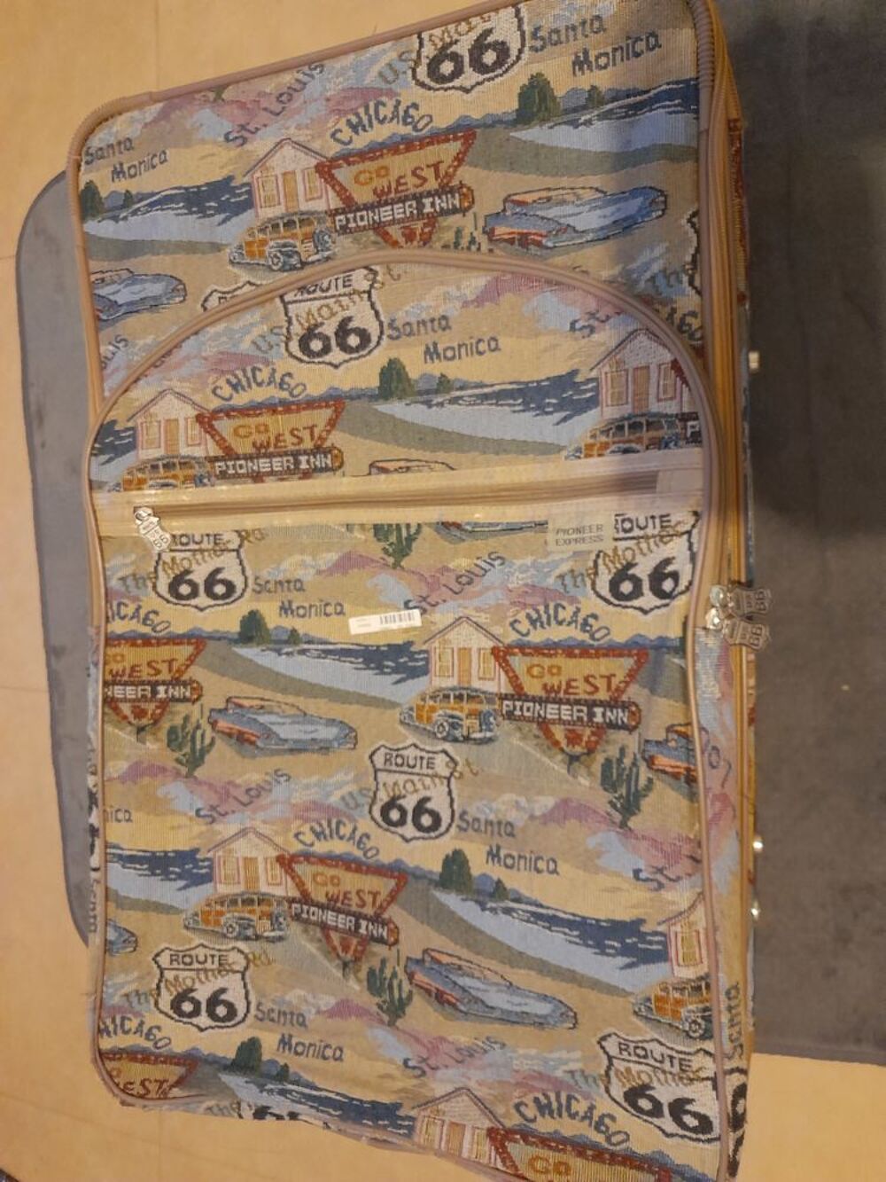 Grande valise "route 66" Maroquinerie