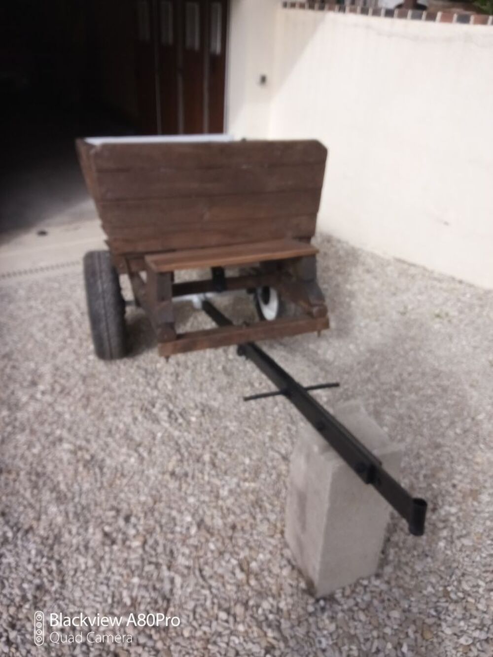 Remorque/Tombereau pour motoculteur Jardin
