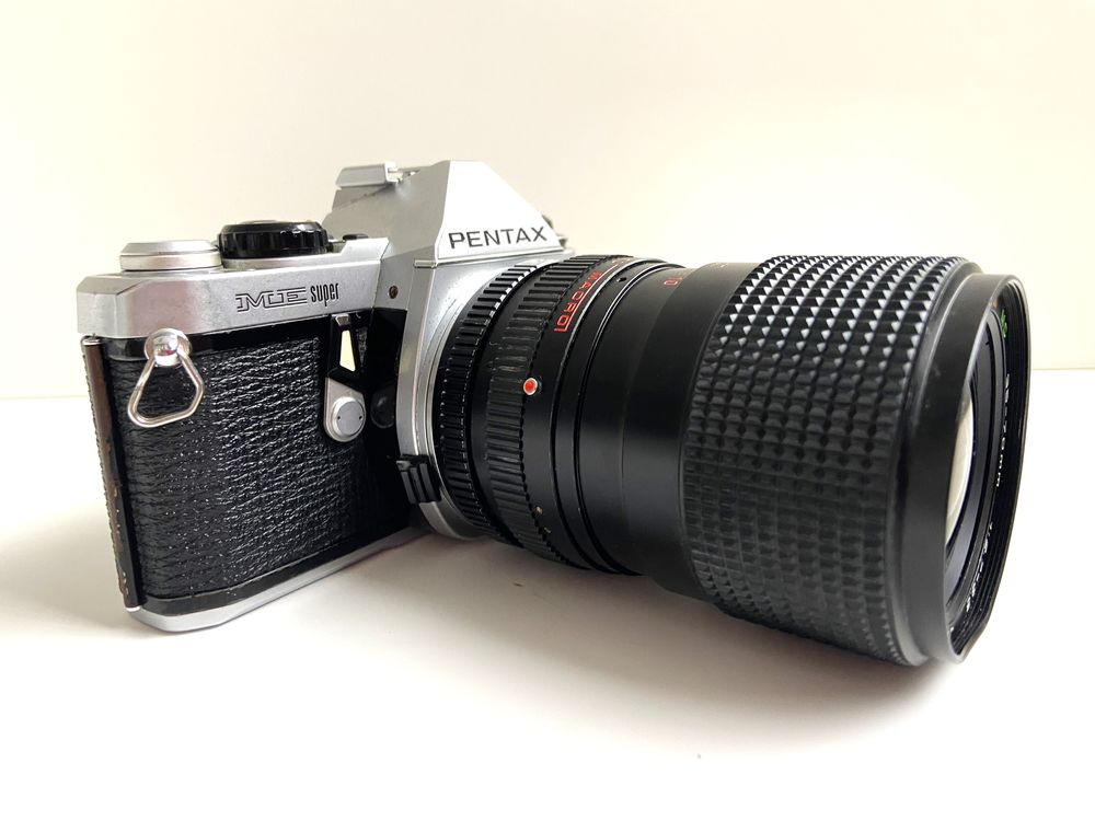 Ancien Appareil Photo Argentique PENTAX ME Super + Objectif Photos/Video/TV