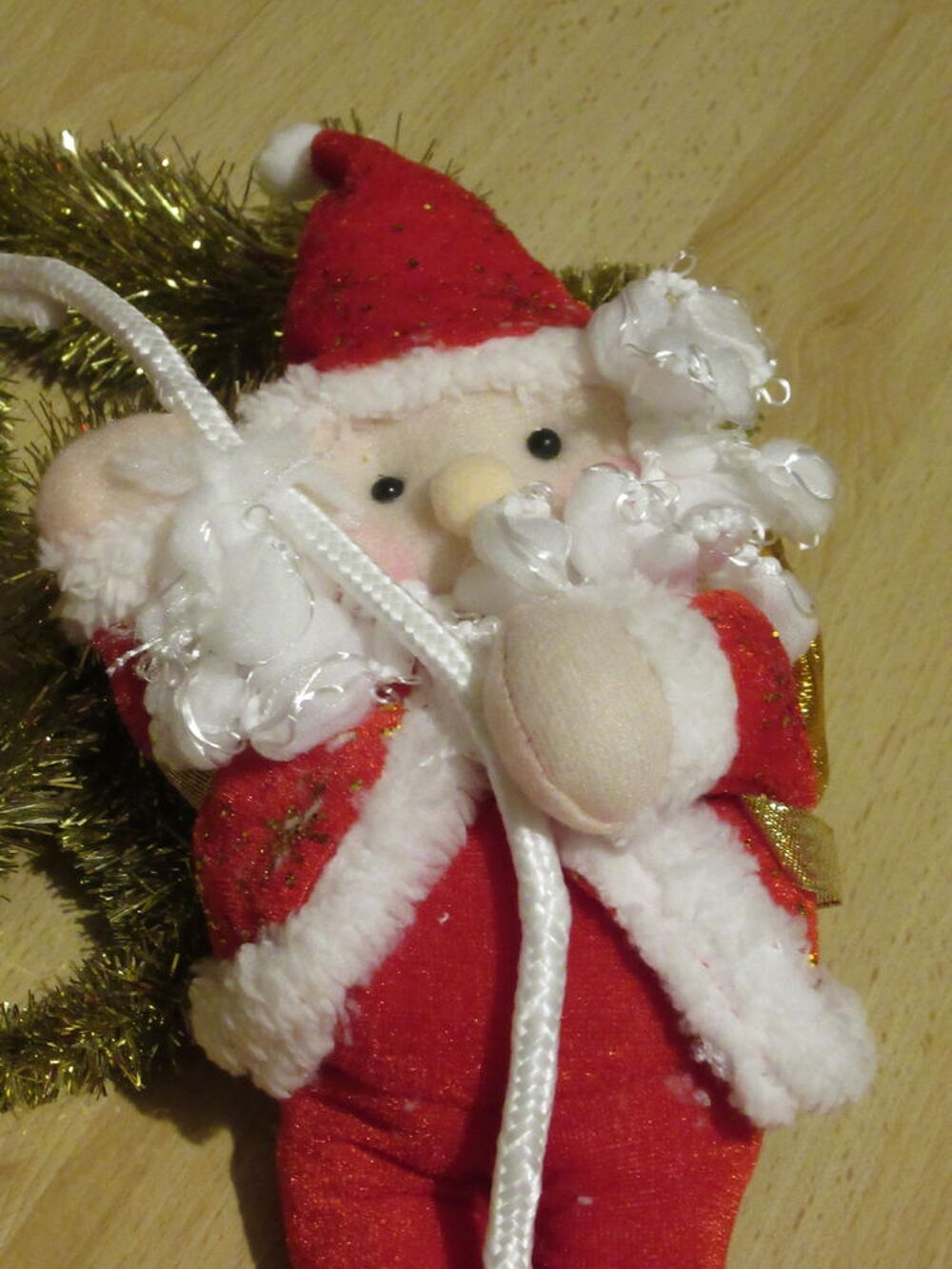 Lot de d&eacute;cos de No&euml;l - rouge et dor&eacute;es Décoration