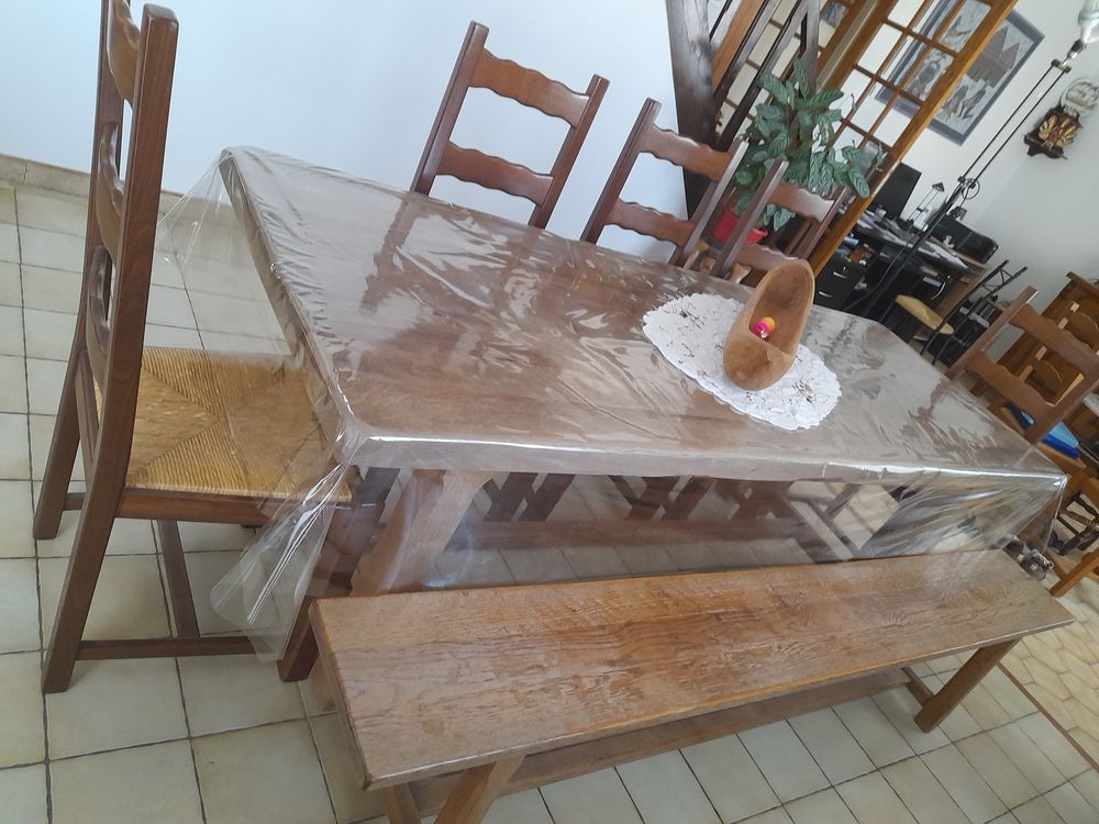 GRANDE TABLE en CHENE 10 PERSONNES Meubles