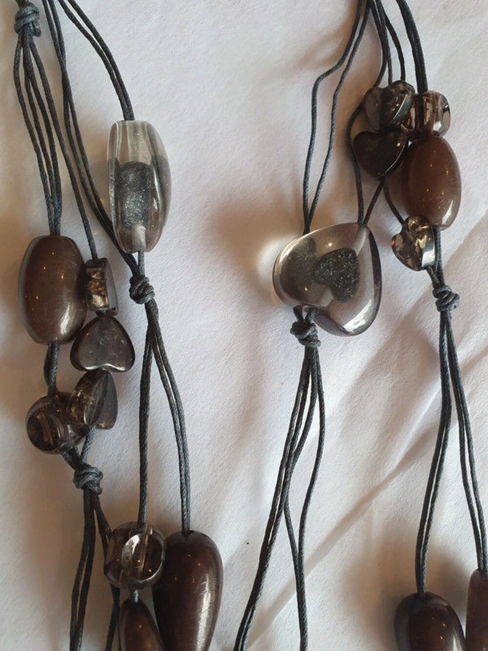 collier fantaisie marron Bijoux et montres