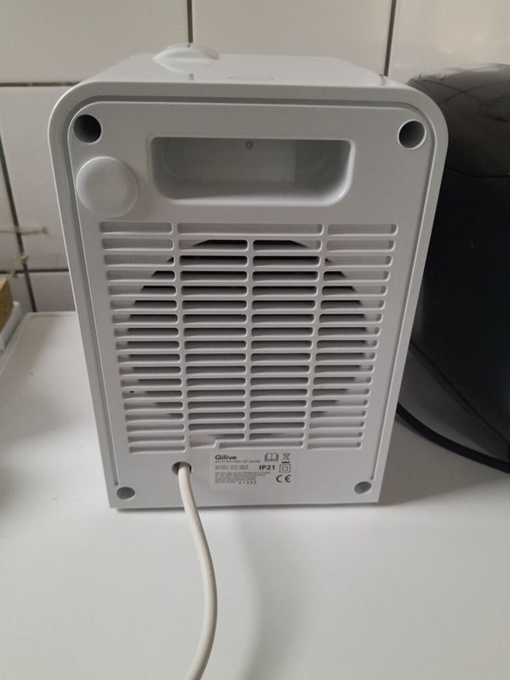 Chauffage soufflant c&eacute;ramique salle de bain Qilive
Electromnager