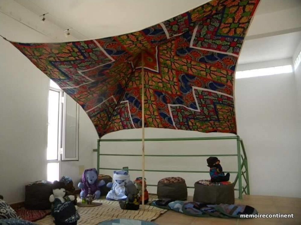 Tente khaima nomade de Mauritanie 4X4m
Jardin