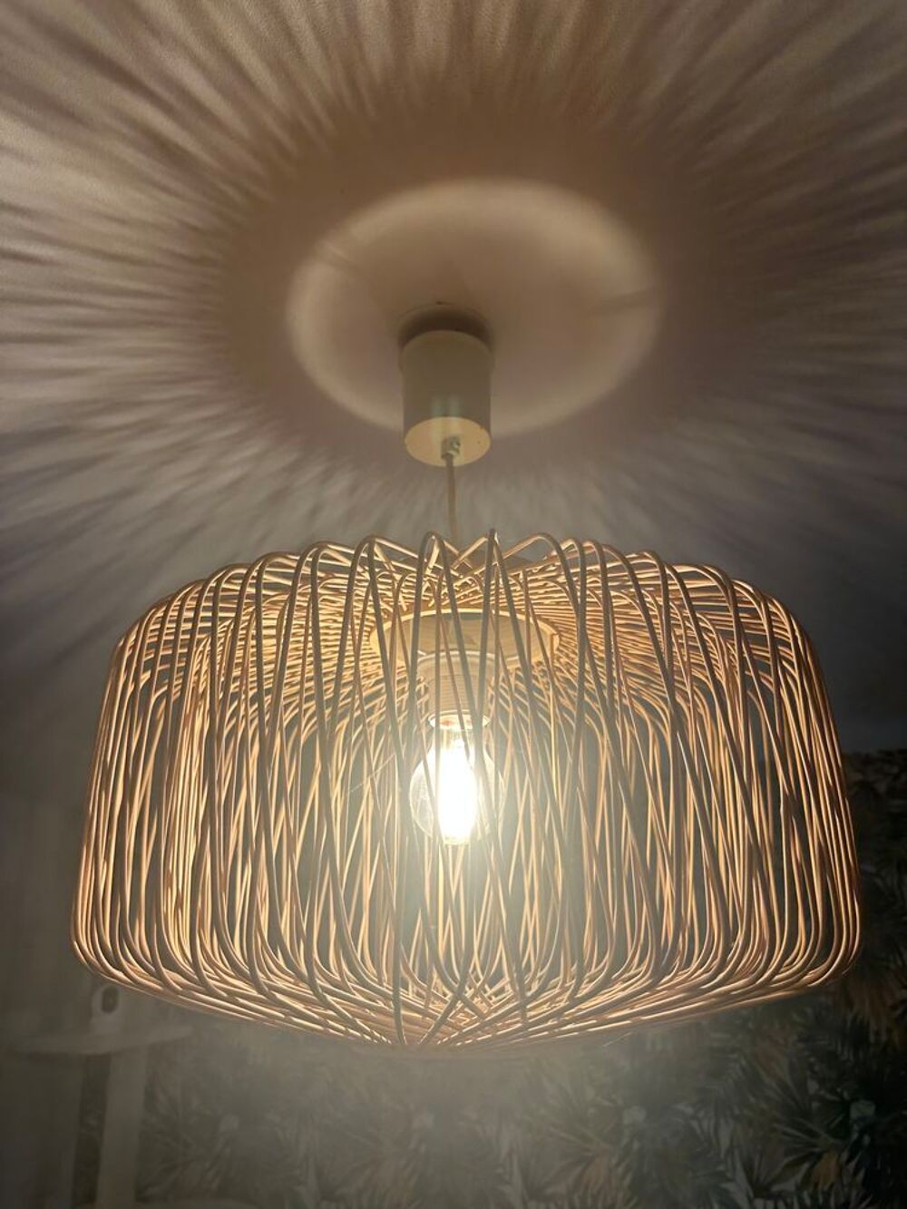 Suspension abat-jour + ampoule Décoration