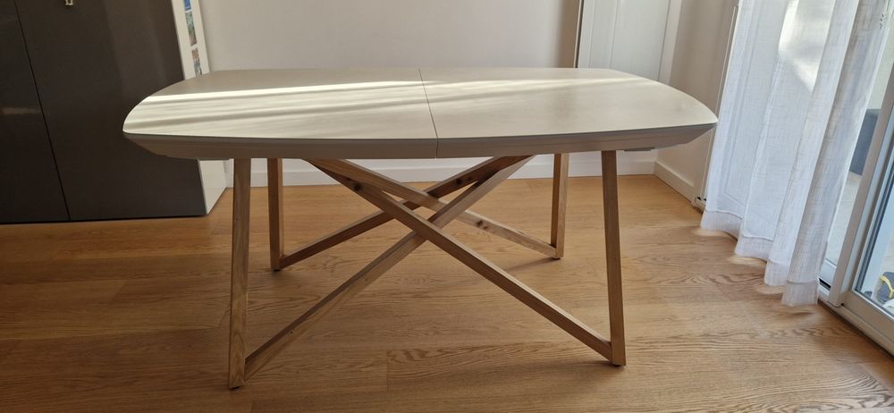 Table &agrave; manger design XXL Viaa c&eacute;ramique 160x100 extensible Meubles