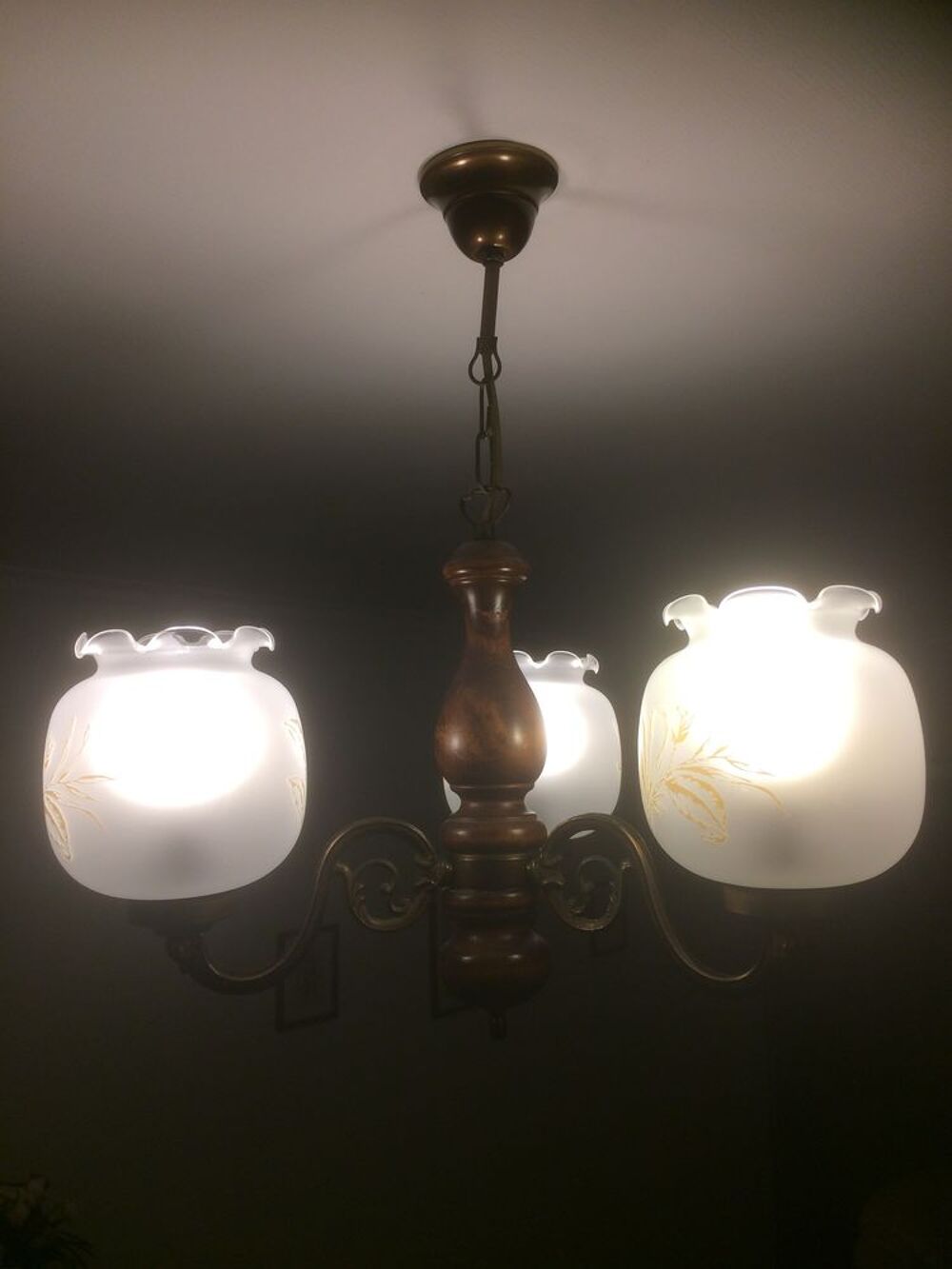 lustre rustique Décoration