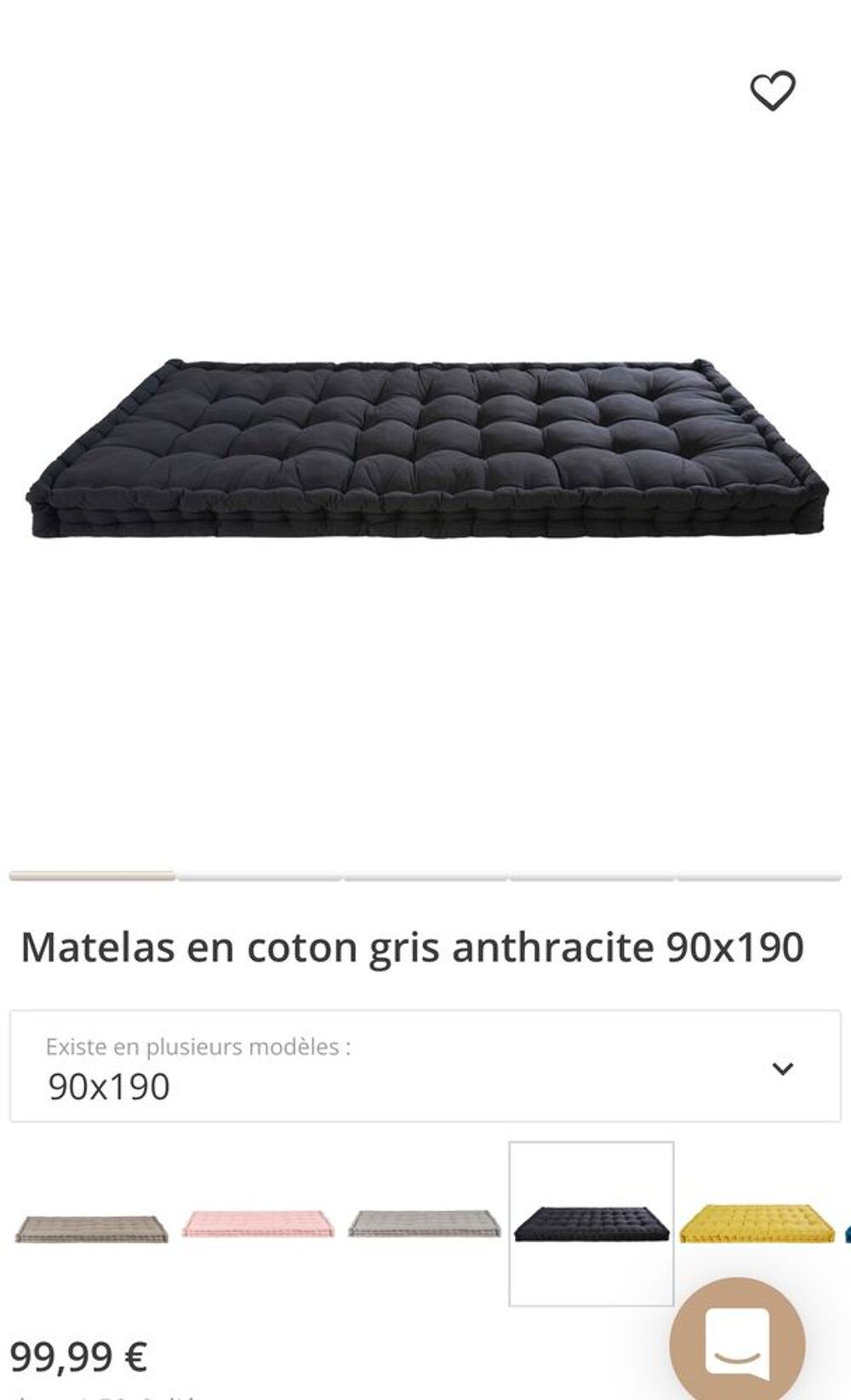 2 magnifiques matelas "&nbsp;Maison du monde&nbsp;", &eacute;tat neufs Meubles