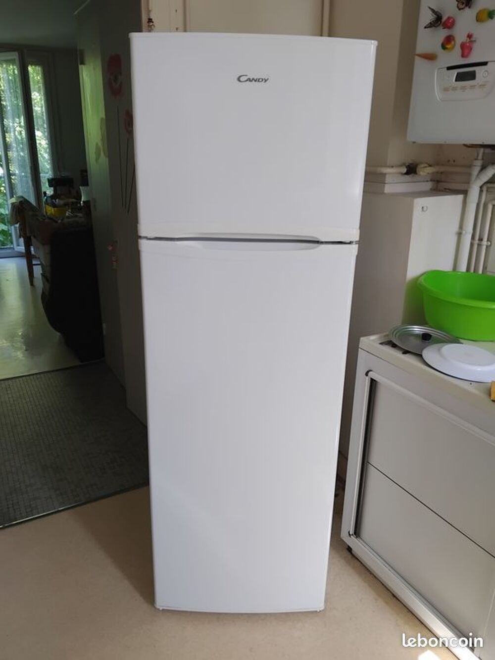 Frigo combin&eacute; blanc de marque Candy Electroménager