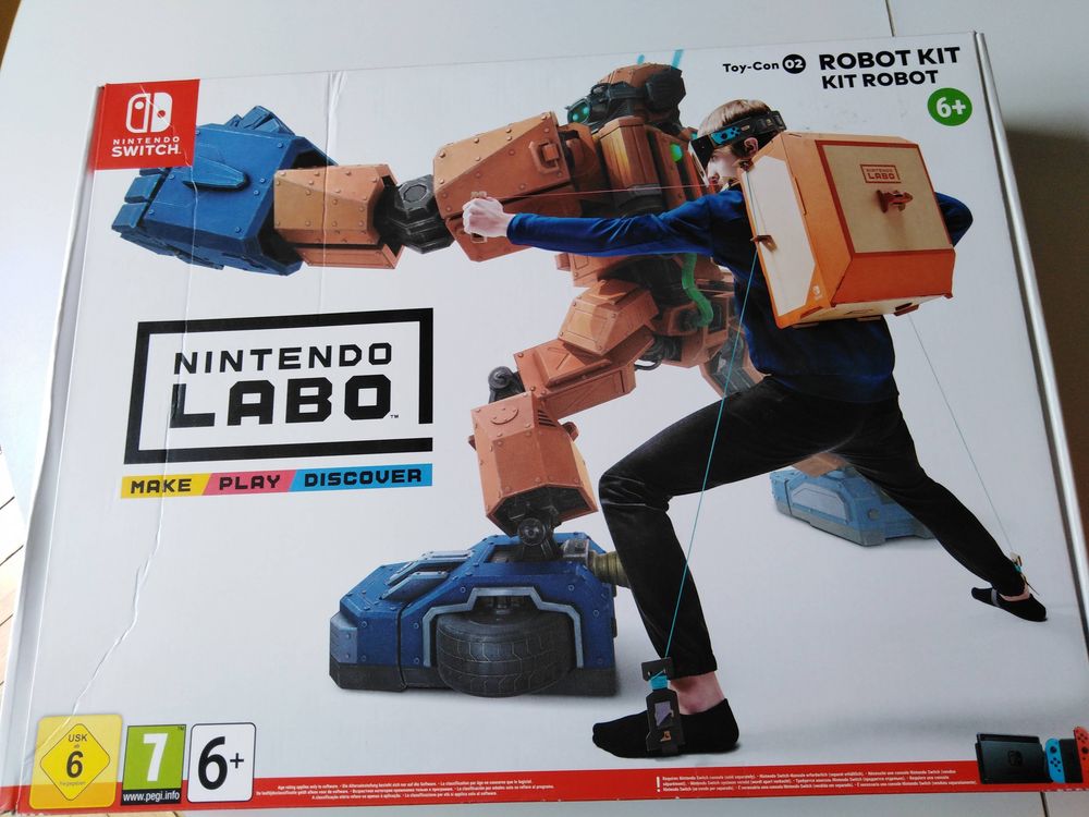 NINTENDO SWITCH LABO 
ROBOT KIT 6 + Jeux / jouets