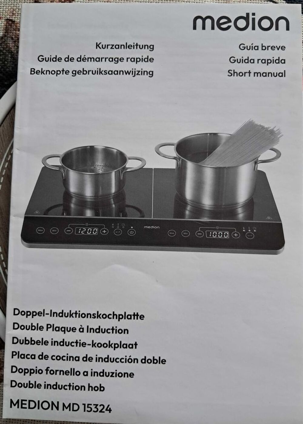 Plaque de cuisson double &agrave; induction Electroménager