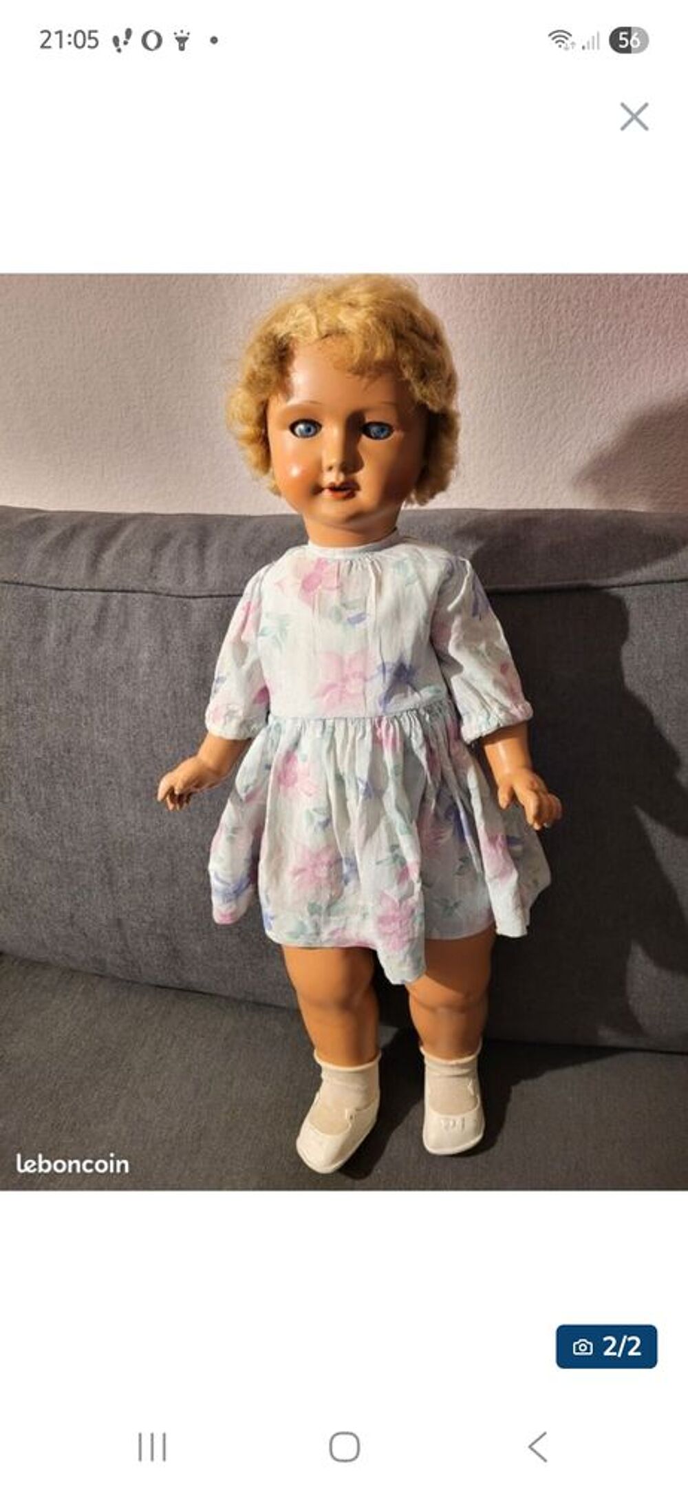 cette poup&eacute;e de collection ancienne 1950/60 