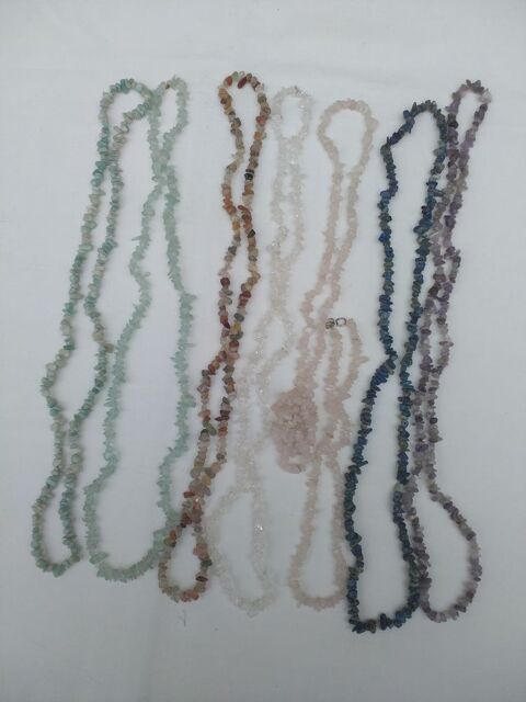 Colliers longs en cristal de roche 10 Marcq-en-Barul (59)