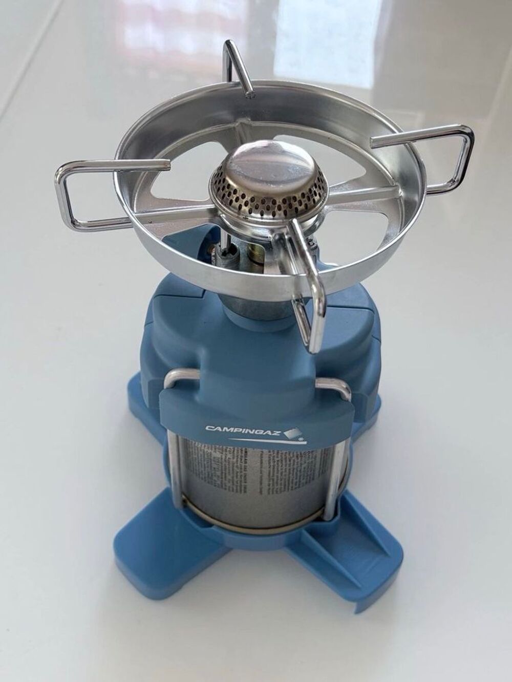 Campingaz Bleuet 206 Plus R&eacute;chaud de camping 1200 W avec bo&icirc;te bleu Cuisine