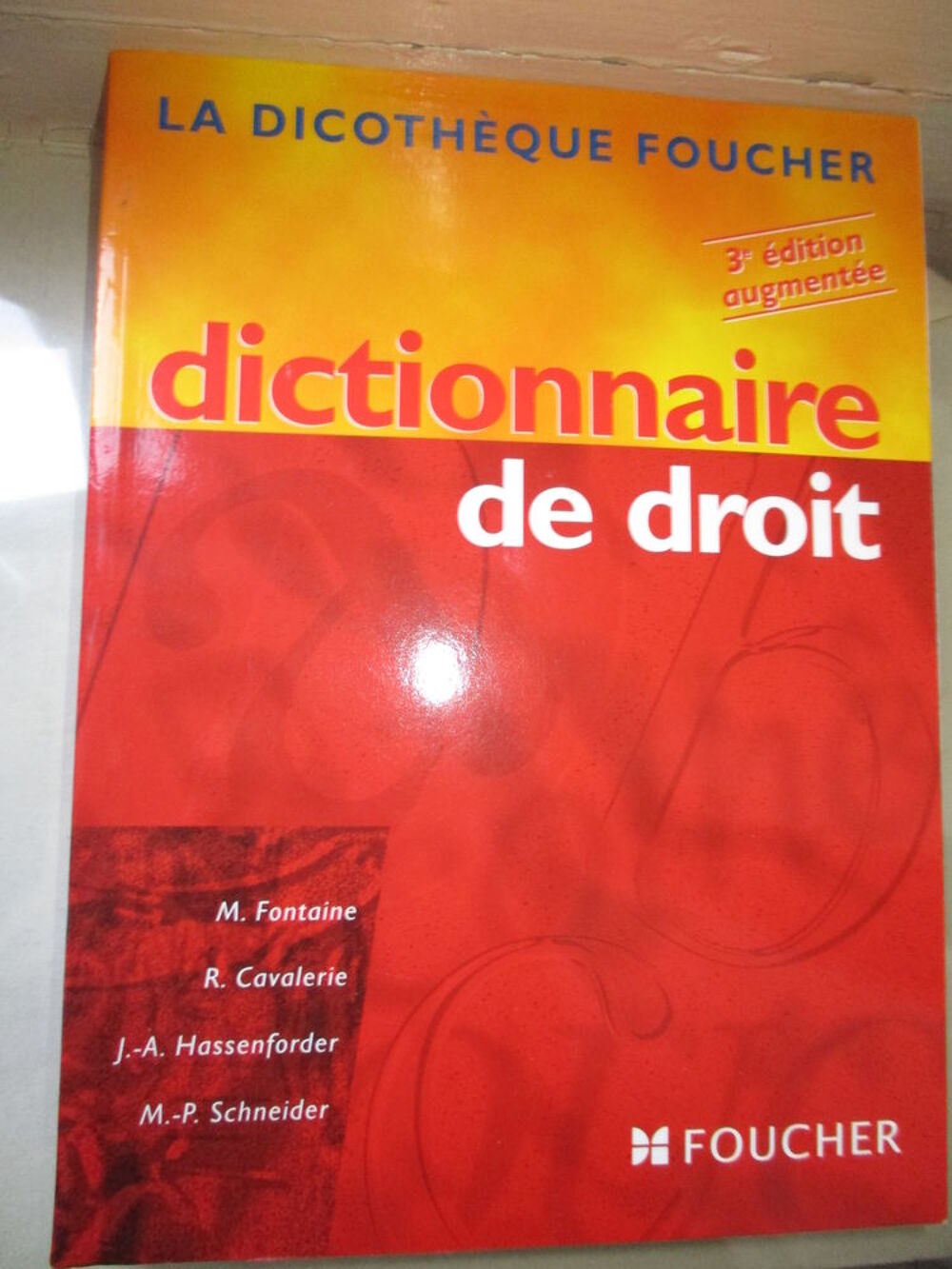 Dictionnaire de droit Foucher Livres et BD