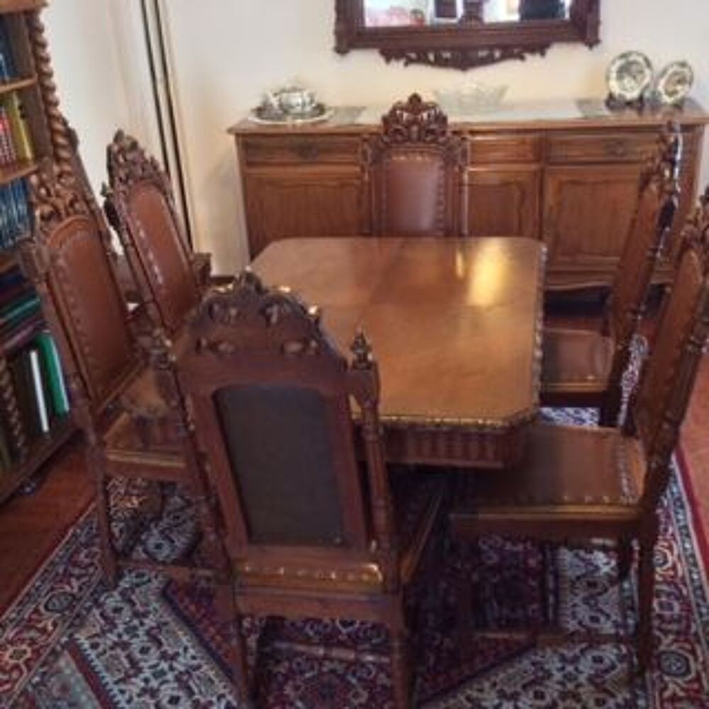 Salle &agrave; manger en bois massif Meubles