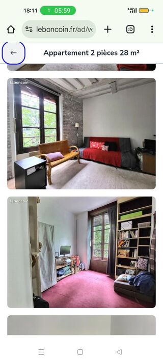  Appartement � vendre 2 pi�ces 28 m�