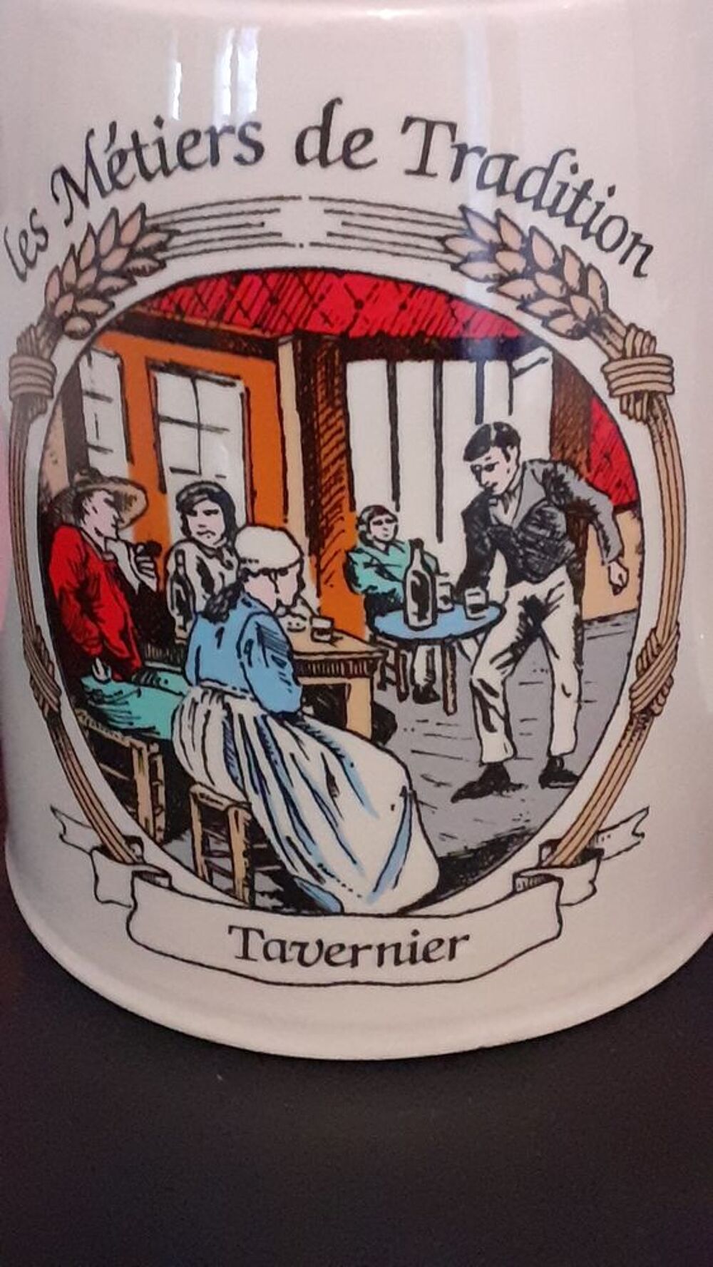 Une chope &agrave; bi&egrave;re Les M&eacute;tiers de Tradition 
Décoration