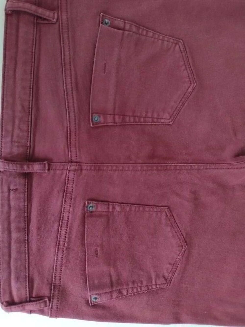Pantalon Skinny grenat Vêtements