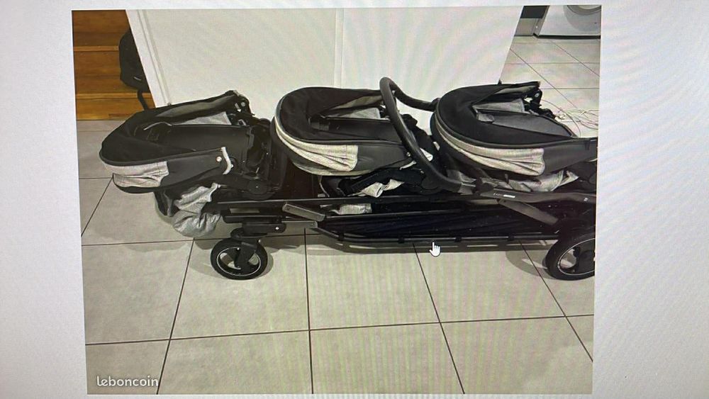 Poussette triple Peg Perego bon &eacute;tat Puériculture