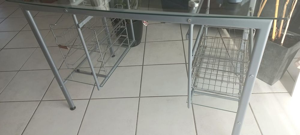 bureau en verre Meubles