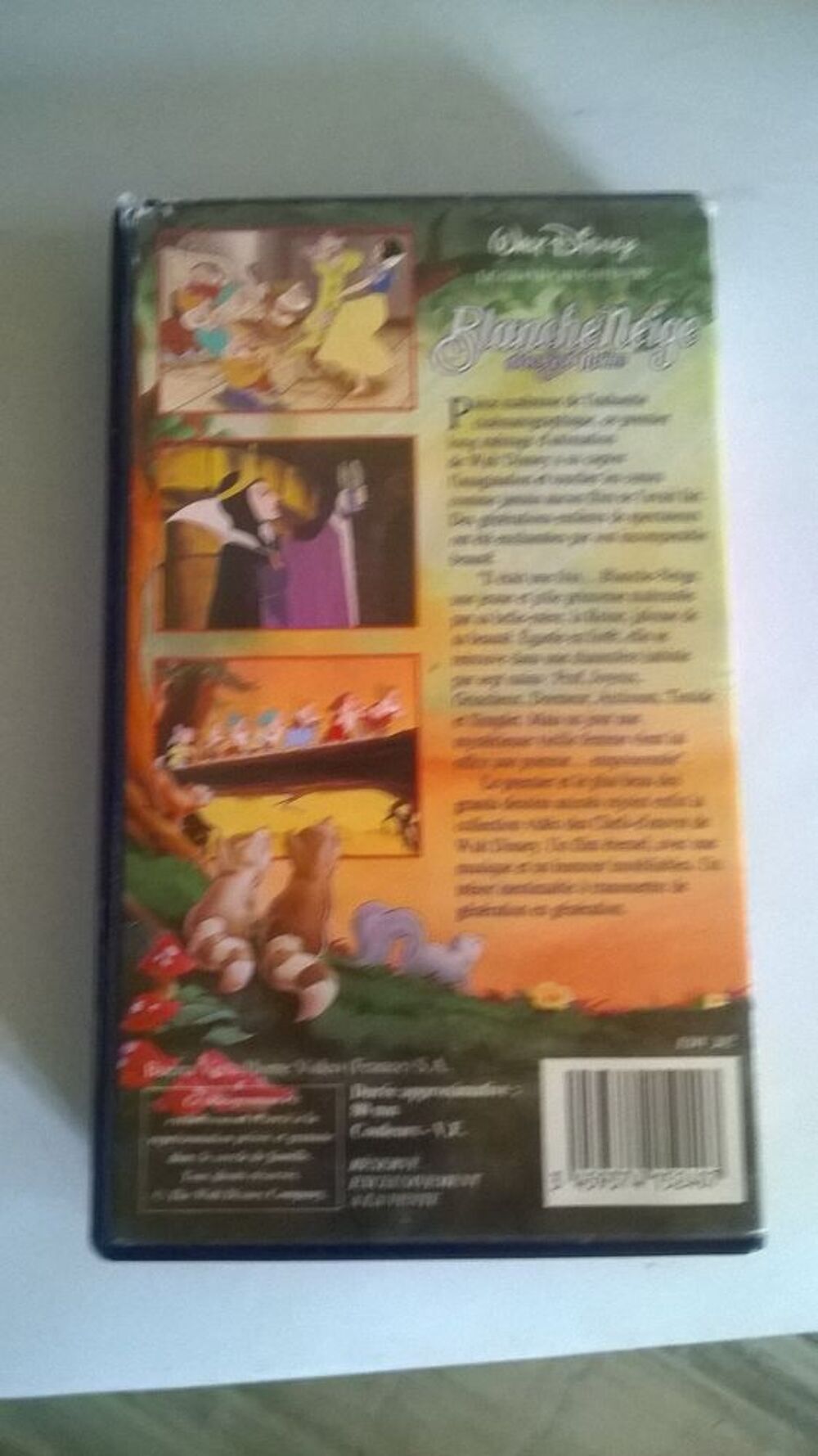 VHS Blanche neige et les sept nains DVD et blu-ray