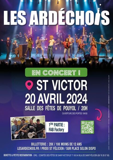 Concert les Ardchois 20 Saint-Victor (07)