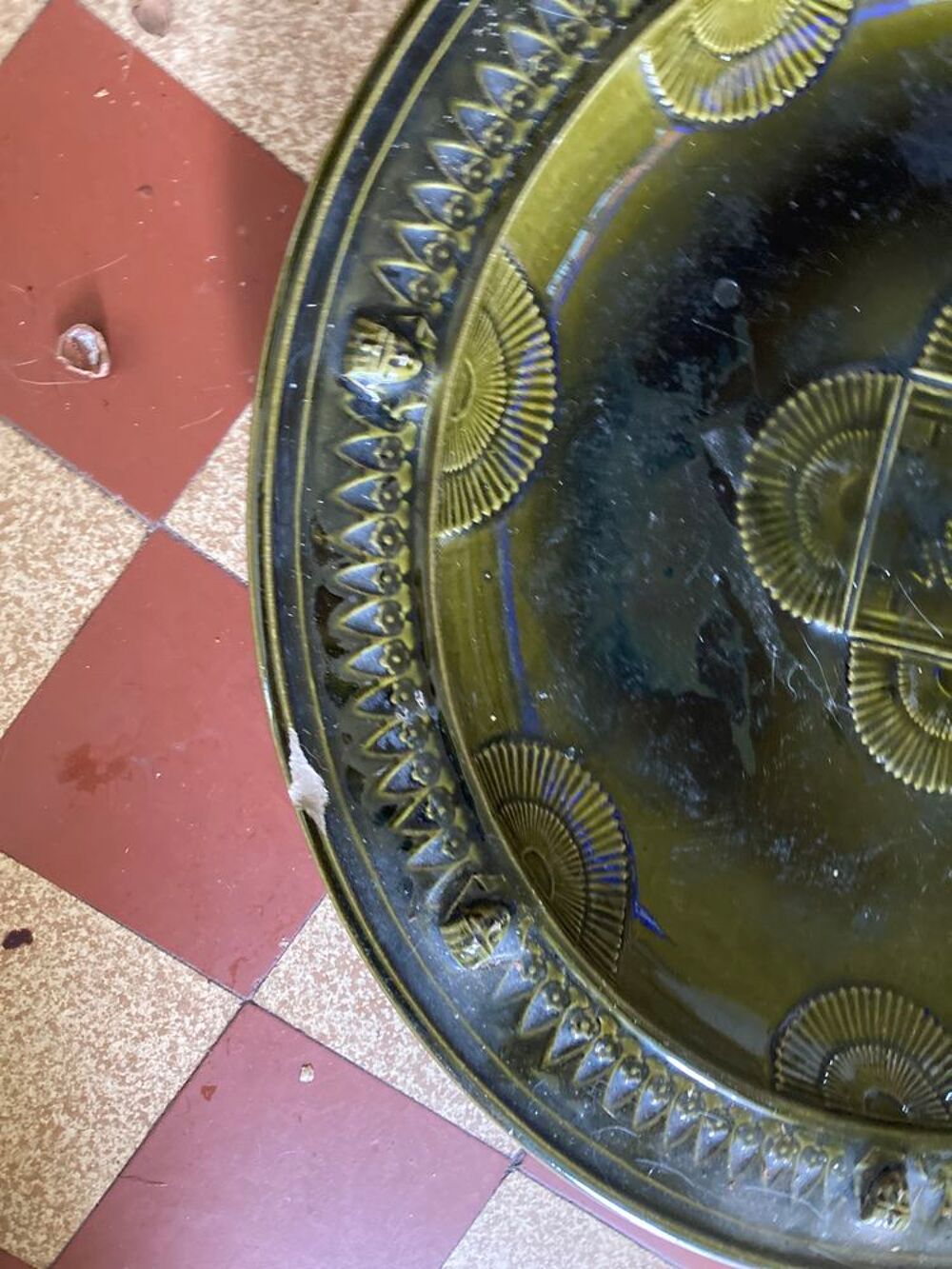 Plat d&eacute;coratif rond Cuisine