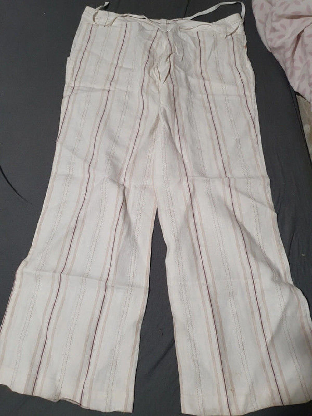 Pantalon style lin 46 Vêtements