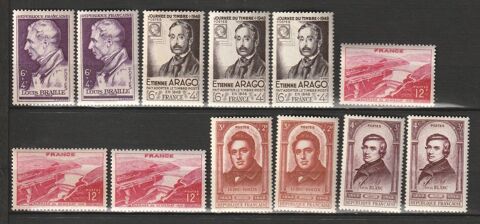 Timbres Neufs Anne 1948 simples,doubles,multiples 20 Valros (34)