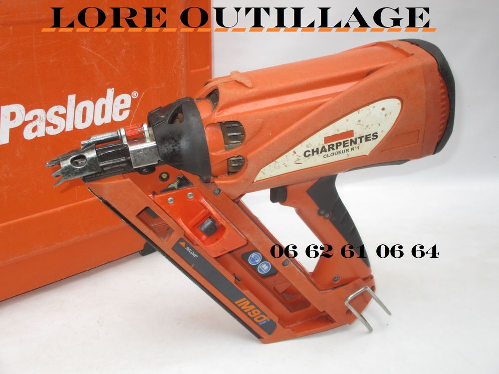 PASLODE iM90i - Cloueur de charpente Bricolage
