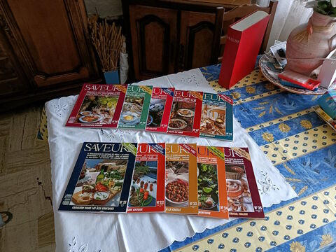 Collection de revues culinaires SAVEUR MAGAZINE DU N21 AU N 220 Grasse (06)