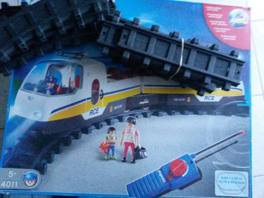TRAIN PLAYMOBILE n&deg;4011 RC train Jeux / jouets