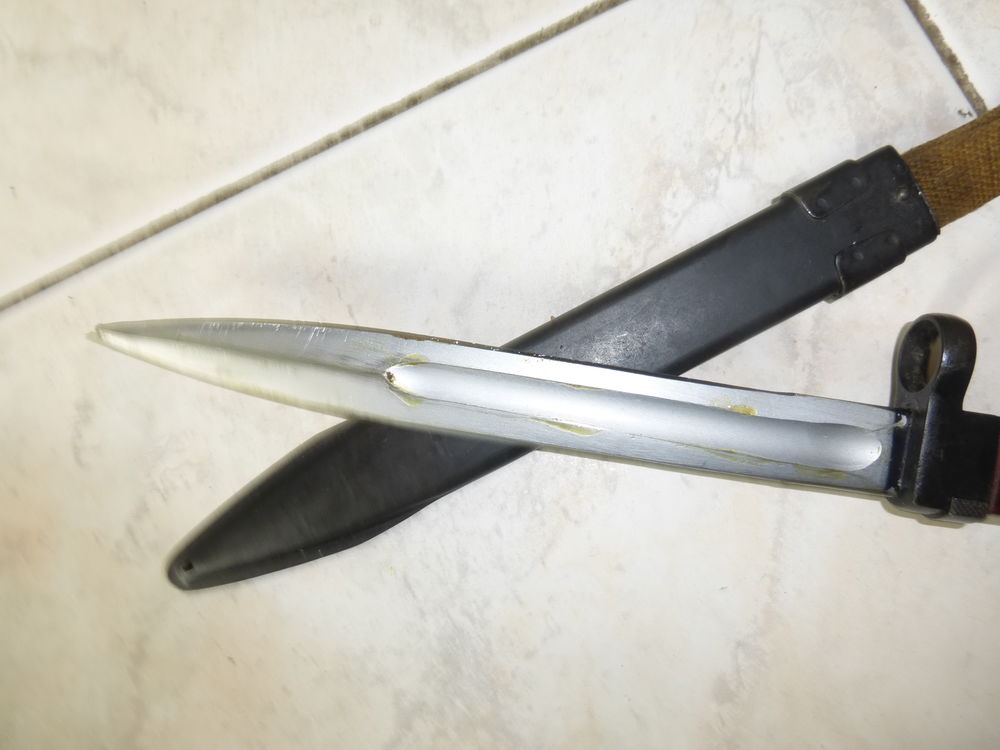 Baionnette Russe AK47 1er type 6x2 Union Sovi&eacute;tique Russie 