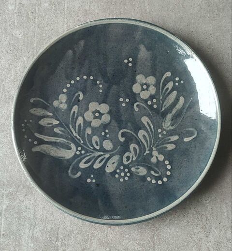 Grande assiette en gr�s d'Alsace Vincent Pirard Soufflenheim 42 Clermont (60)