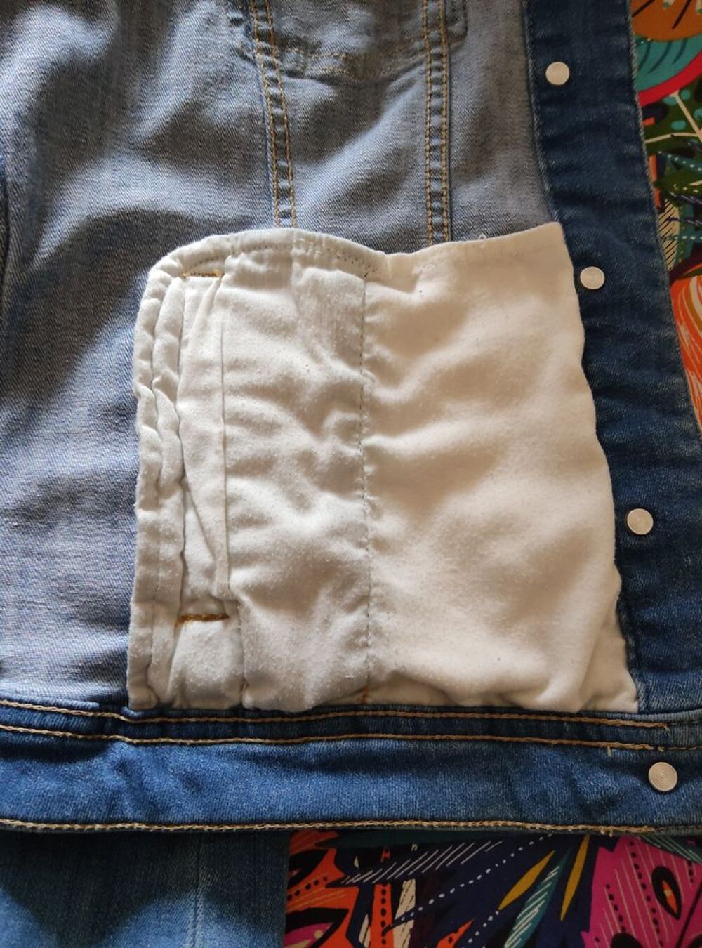 Blouson en jean bleu ciel Vêtements