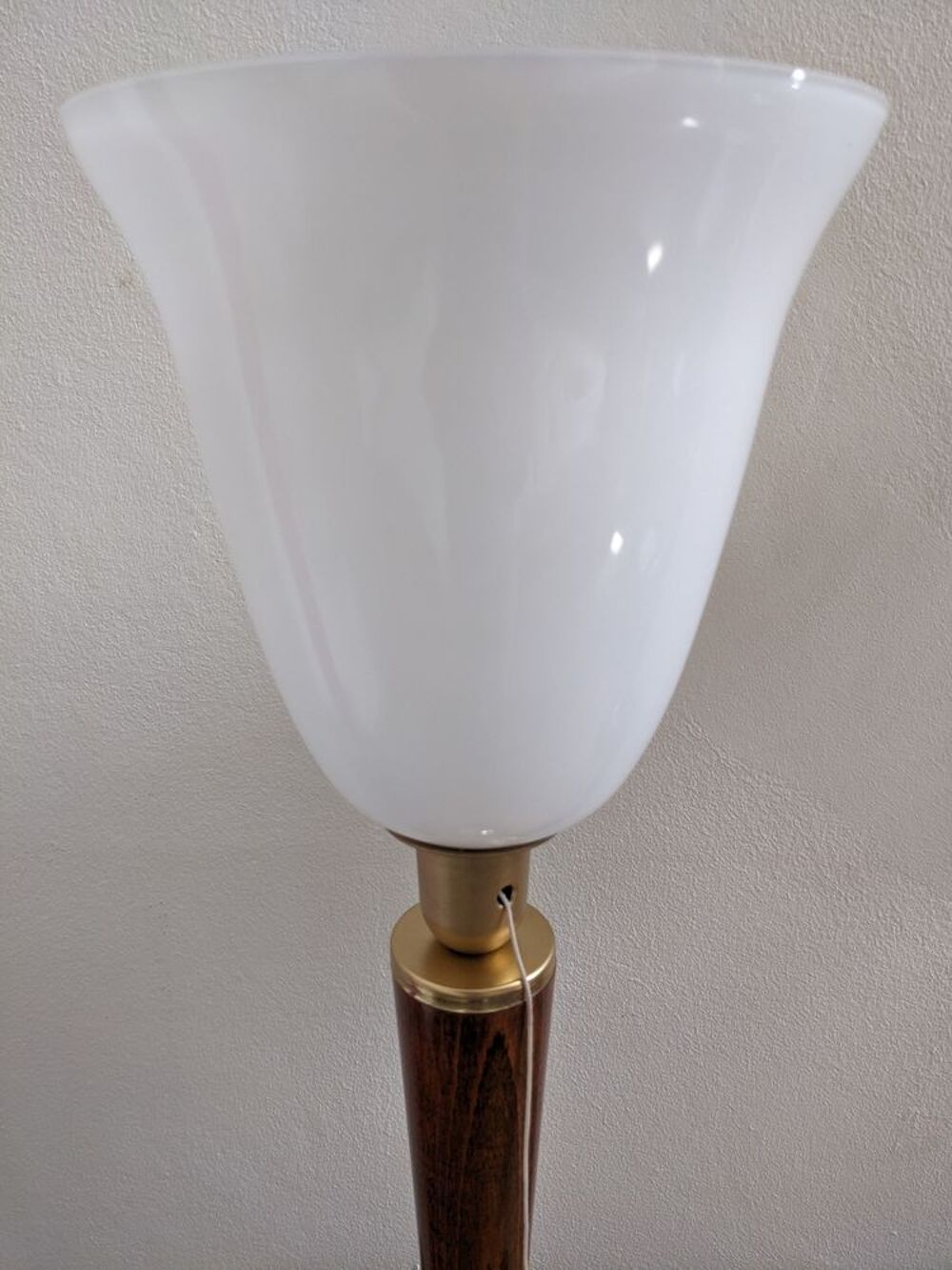 JOLIE LAMPE STYLE MAZDA UNILUX art d&eacute;co vintage 1930 acajou D�coration