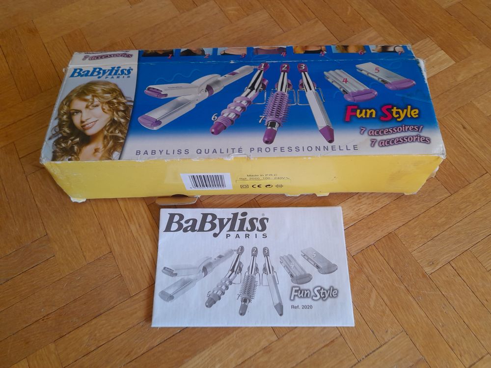 Fer &agrave; friser + accessoires BaByliss Electroménager