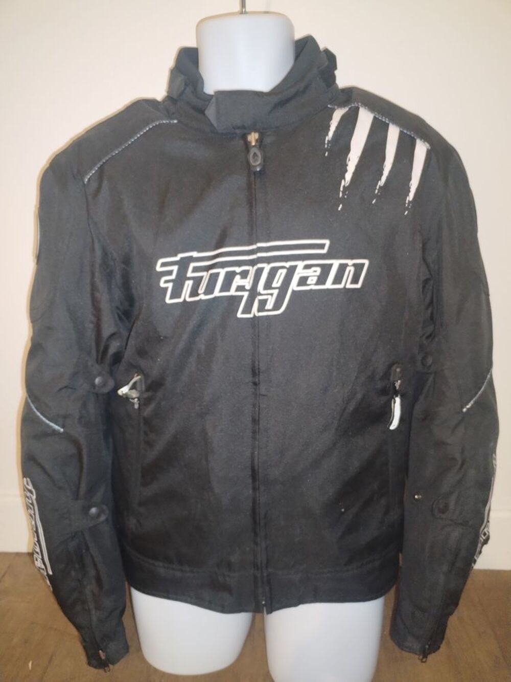 Blouson moto textile FURYGAN (Taille L) avec doublure Vêtements