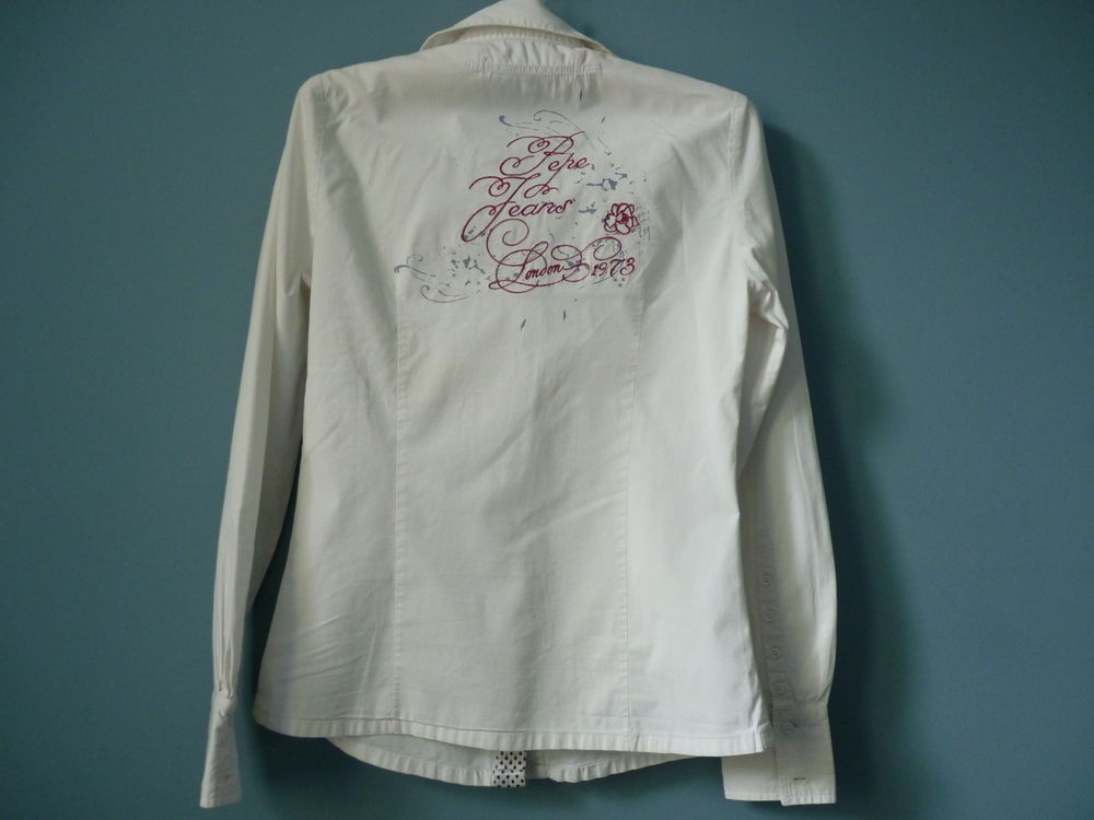 chemise blanche fille pepe jeans 16 ans TBE Vtements