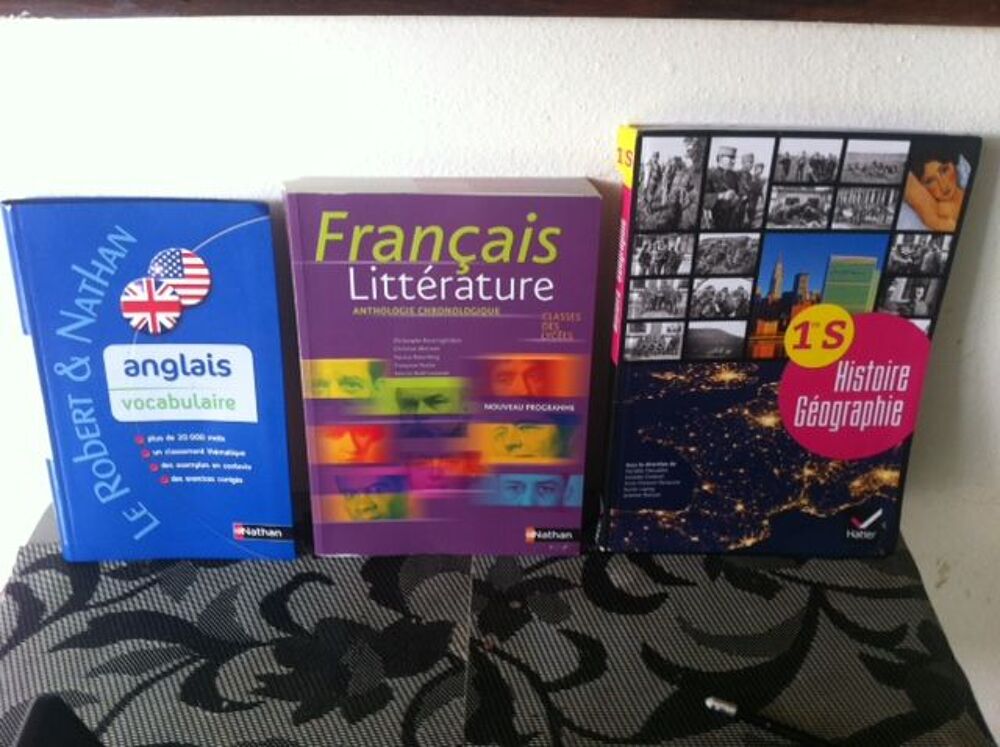 Lot 8 livres scolaires 1 S Livres et BD
