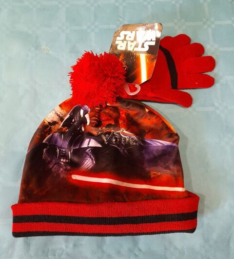 BONNET + GANTS ROUGE ET NOIR STAR WARS (DISNEY) TAILLE 54
5 Bubry (56)