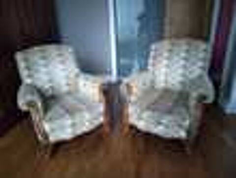 4 Fauteuils style Louis XV Meubles