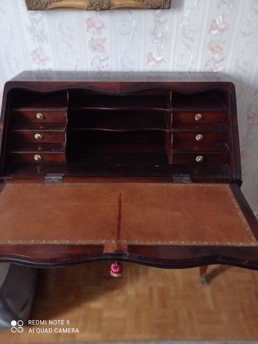 secr&eacute;taire en acajou de Cuba &eacute;poque Louis XV Meubles