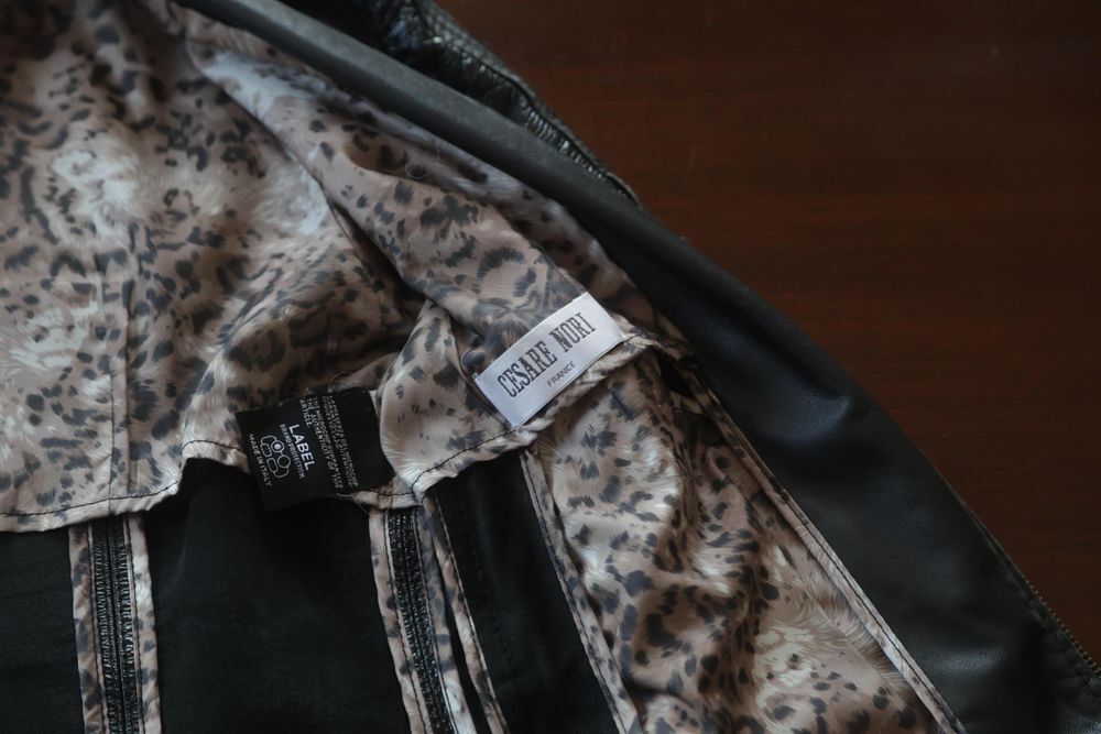Blouson noir cesare nori Vêtements