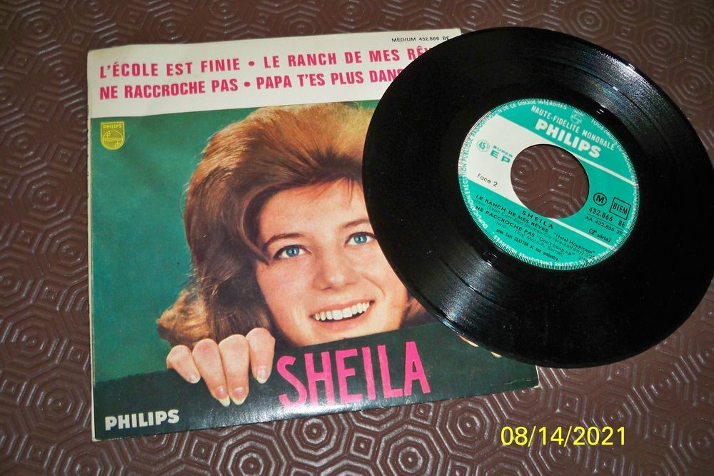 SHEILA 2&deg;DISQUE 45 T Audio et hifi