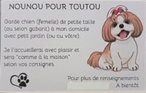   NOUNOU POUR TOUTOU  