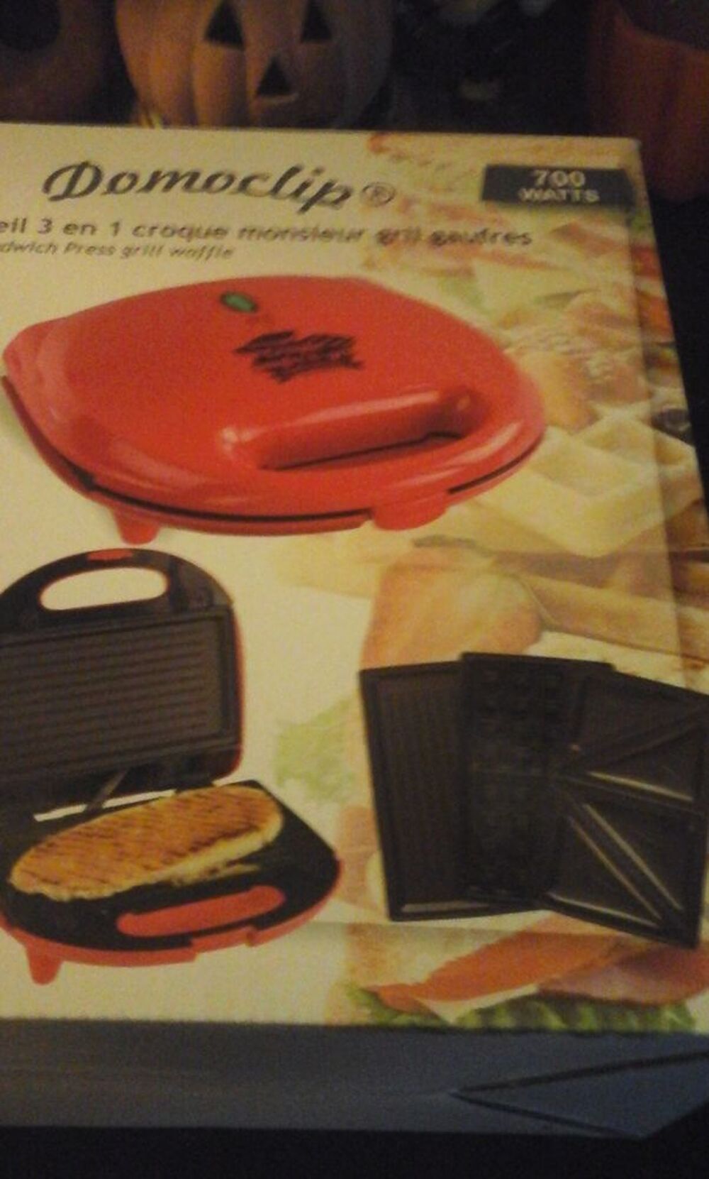 Appareil grill gauffre croque raclette neuf Décoration